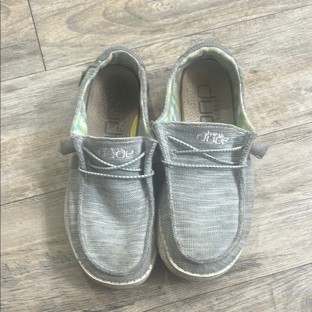 Hey Dude Gray Casual Shoes
